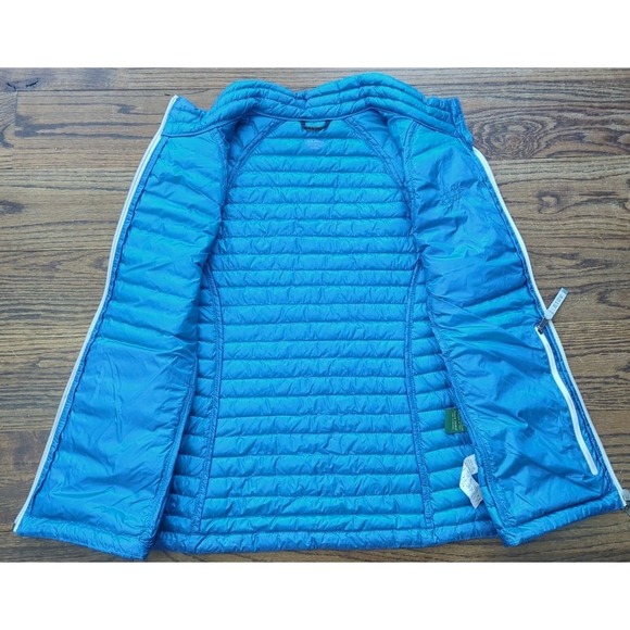L.L. Bean Downtek Goose Down Pertex Quantum Puffer Vest Blue Women's Size M Reg - Picture 6 of 11